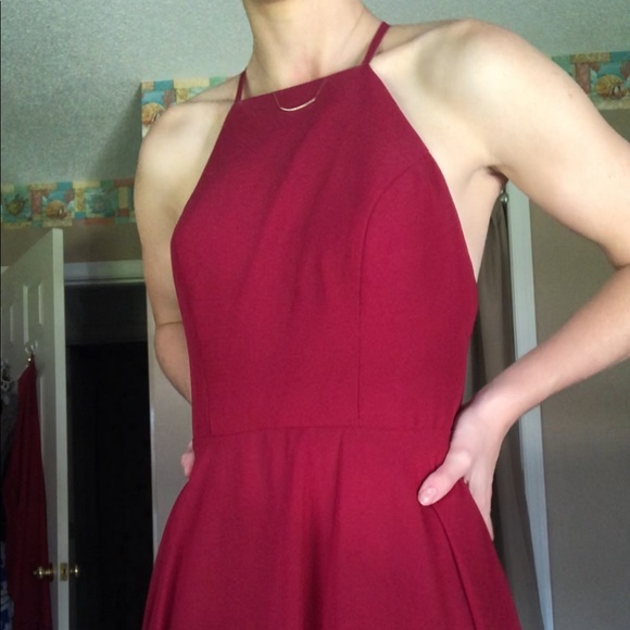 JJ’s House Floor-Length Chiffon Bridesmaid Dress - Picture 3 of 5